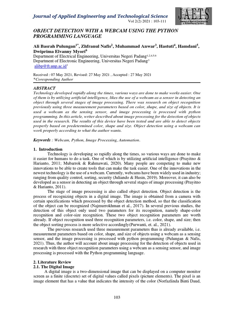 Real-Time Object Detection with Python | PDF | Graphical User ...
