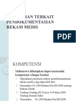 Peraturan Terkait Pendokumentasian RM