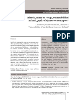 Infancia, Niñez en Riesgo, Vulnerabilidad Infantil, Qué Reflejan Estos Concpetos - Abud