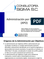 ADMINISTRACION POR OBJETIVOS (APO)