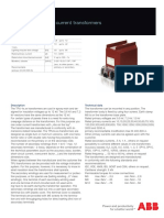 Indoor Supporting Current Transformers: TPU 4x.xx