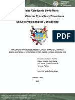 Universidad Católica de Santa María Facultad de Ciencias Contables y Financieras Escuela Profesional de Contabilidad