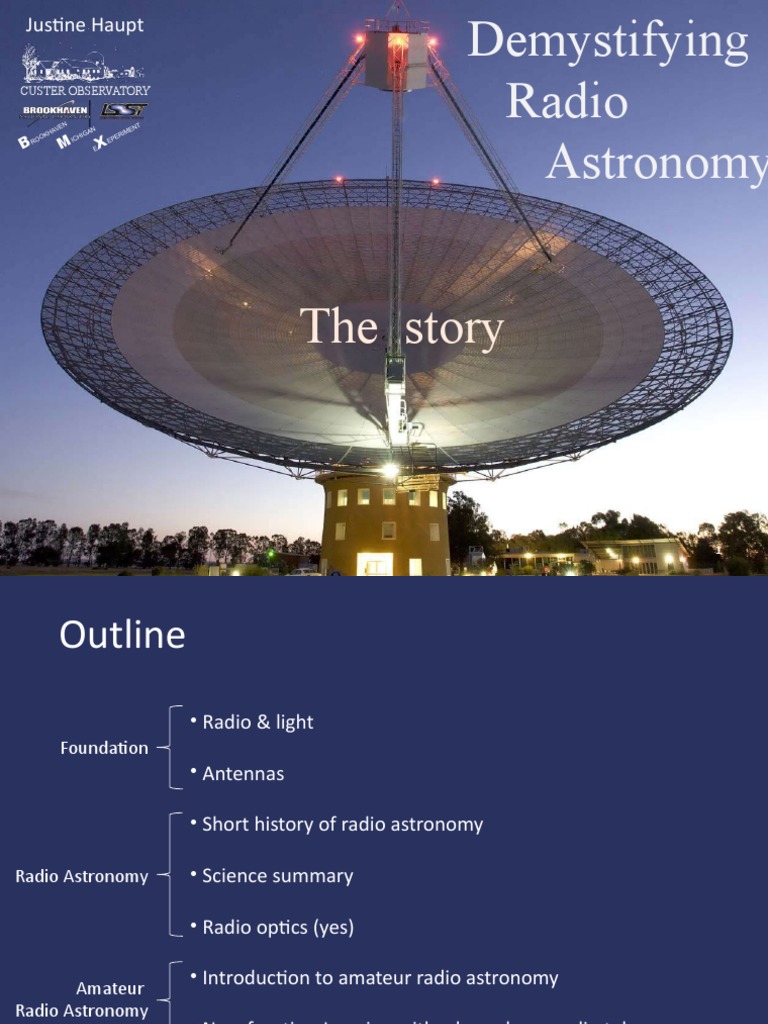 Demystifying Radio Astronomy (HistoryFocused) PDF Radio Galaxy