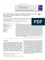 Novel Tricalcium Silicatemagnesium Phosphate Composite Bone Cement Having High Compressive Strength, in Vitro Bioactivity and Cytocompatibility