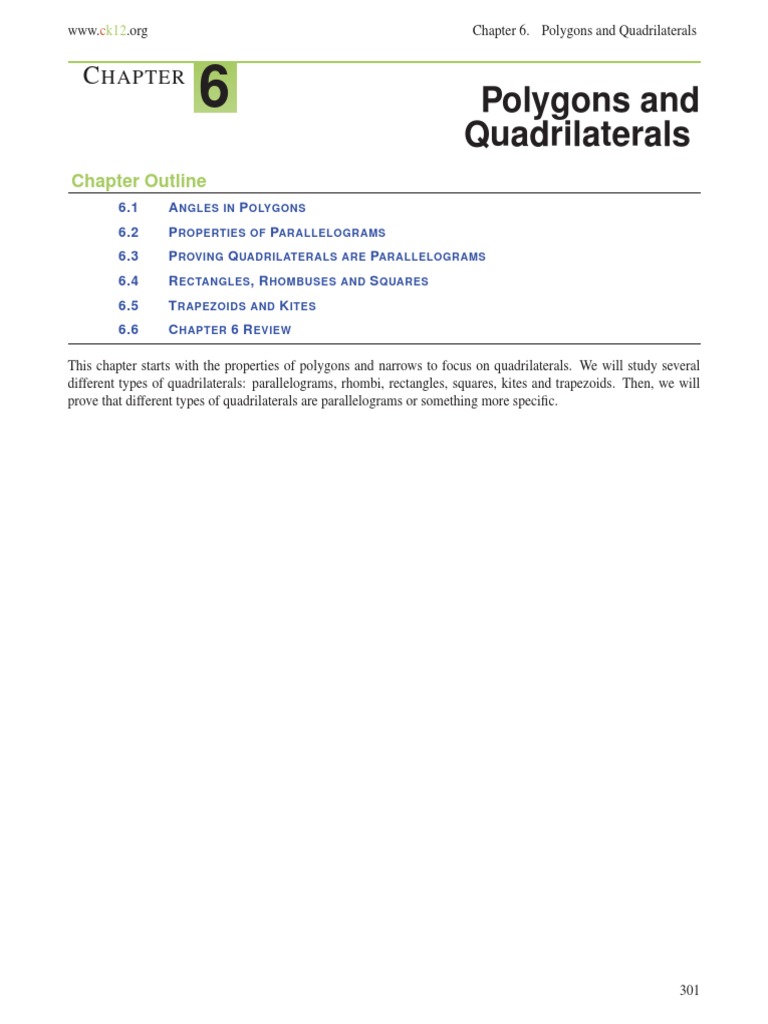 SI Geometry Honors Edition chp6 | PDF | Rectangle | Geometry