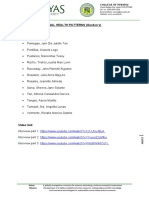 Review of Functional Health Patterns (Gordon'S) : Block C - Group 2