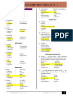 Examen Ordinario 2018 - I