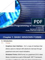 Chapter 1 - Windows Forms Programming