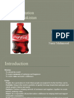 Final Presentation Coca-Cola Pakistan: Syed M. Arsal Shehzad Fida Faizan Abid Nasir Mehmood