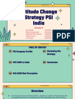 Group 8 - Attitude Change Strategy PSI India