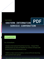 Eastern International Food Service Corporation: Case Analysis