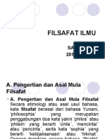 Filsafat Ilmu 1