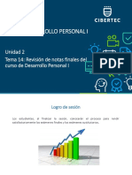 PPT Unidad 02 Tema 14 2020 01 Desarrollo Personal I (2241)