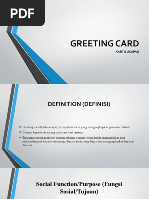 GREETING CARD