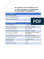 04 Agustus 2020 - Struktur Organisasi AKAPI Baru