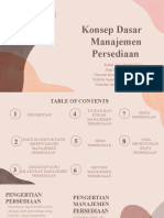 Konsep Dasar Manajemen Persediaan