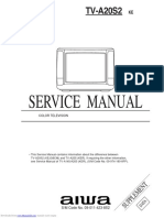 Service Manual: TV-A20S2