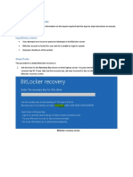 Bitlocker Recovery Step