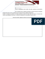 Ficha de Respuestas de Escritura 5º Grado