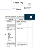 Wound Care Checklist