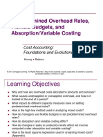 Predetermined Overhead Rates, Flexible Budgets, and Absorption/Variable Costing