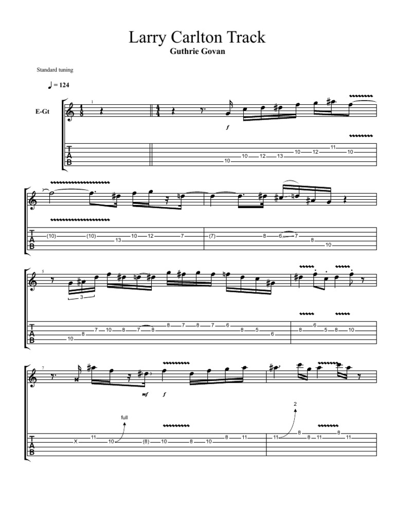 Larry Carlton Jam | PDF