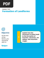 Earth Science SHS 14.4 Formation of Landforms