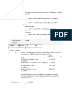 Transaction price allocation based on standalone prices