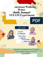 Implementasi Walking Water 'Batik Jumput' STEAM Experiment