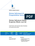 Modul Sistem Informasi Dan Pengendali Internal (TM1)