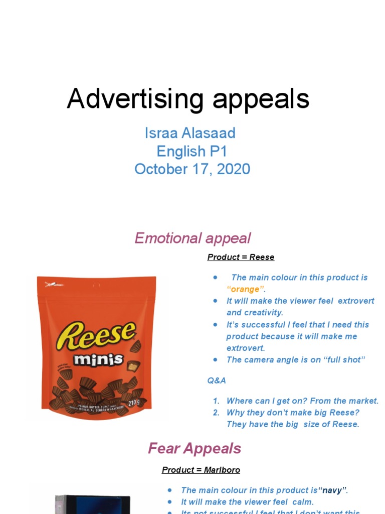 Advertising Appeals PDF