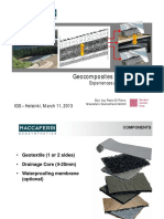 Geocomposites For Drainage: Experiences and Applications