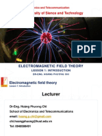 Hanoi University of Sience and Technology: Electromagnetic Field Theory