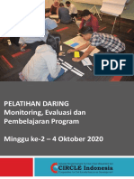 TOR Pelatihan MEL - ONLINE TRAINING - Sta Rev