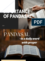 Importance of Pandasal