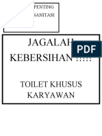 Jagalah Kebersihan