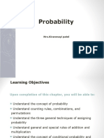 Probability: Mrs - Kiranmayi Patel