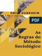 As Regras Do Método Sociológico - Émile Durkheim