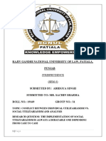 Rajiv Gandhi National University of Law, Patiala, Punjab: Jurisprudence (SEM-3)