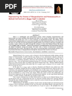 On A Muggy Night in Mumbai: Representing The Themes of Marginalization and Homosexuality in Mahesh Dattani's