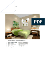 Desain Interior Ruang Tidur