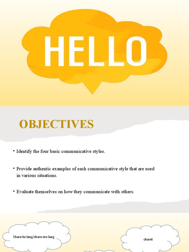 The 4 Basic Styles of Communication | PDF | Aggression | Social Psychology