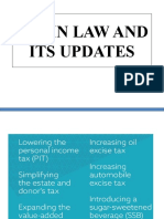 Train Law & Tax Updates