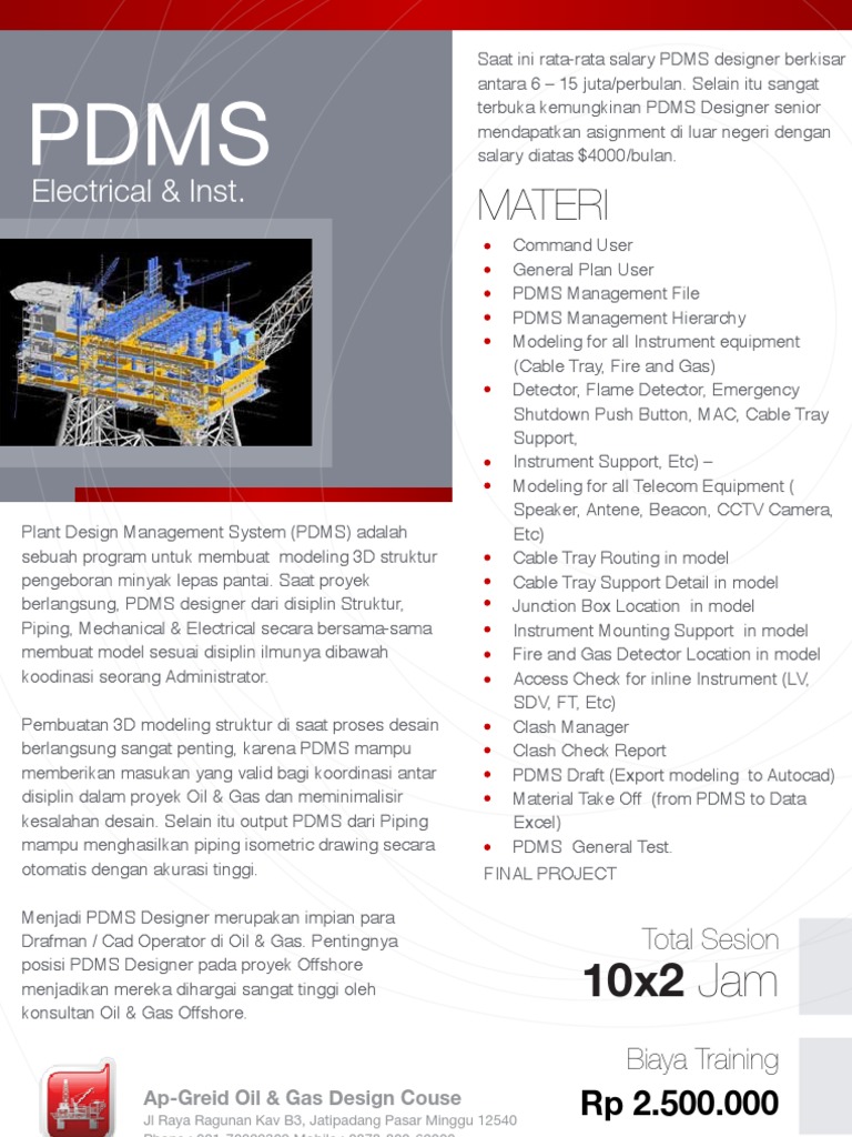 Gaji dan Pelatihan PDMS Designer | PDF