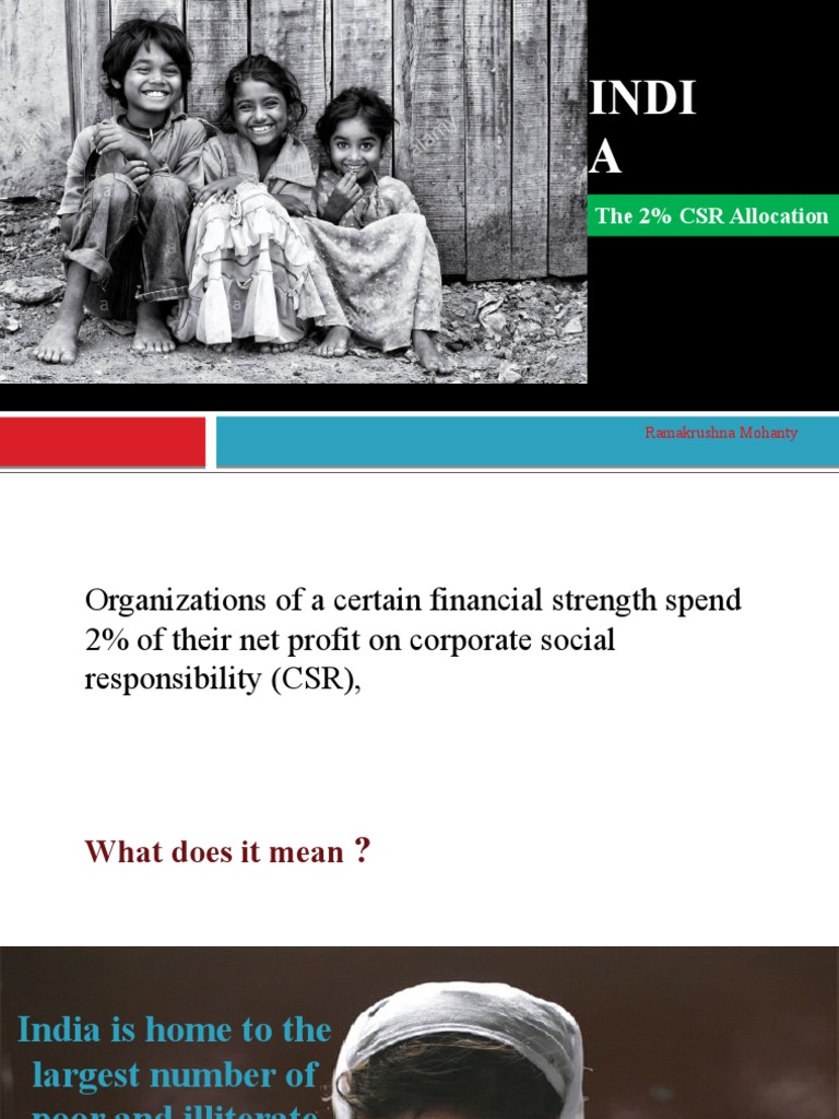 Understanding India's 2% CSR Mandate | PDF | Social Science