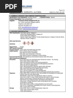 Lacquer Thinner Safety Data Sheet | PDF | Toxicity | Dangerous Goods