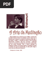 J.Krishnamurti - A Arte da Meditação