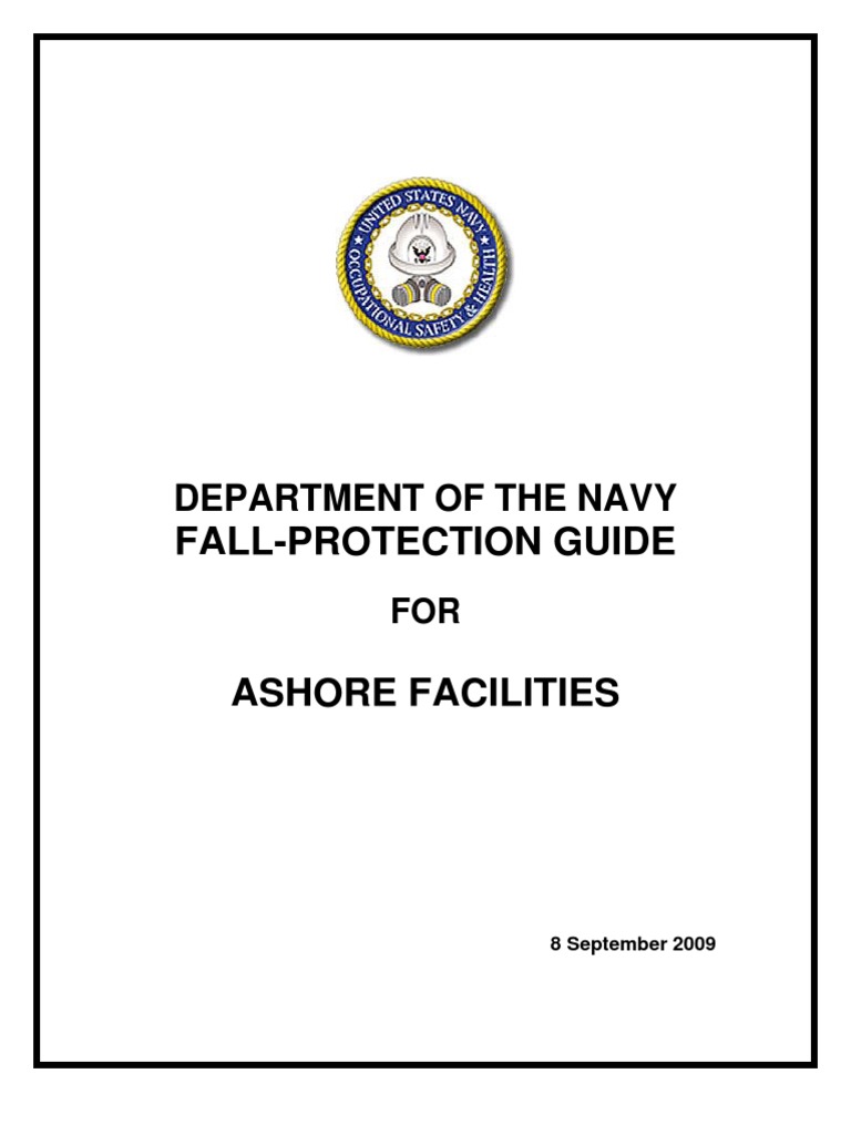 FallProtection Guide Department of The Navy PDF Occupational Safety And Health