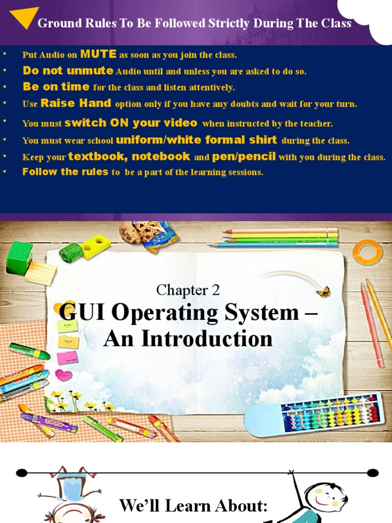 GUI Operating System - An Introduction - Session1 | PDF | Graphical ...