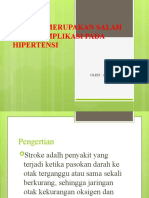 Stroke Merupakan Salah Satu Komplikasi Pada Hipertensi